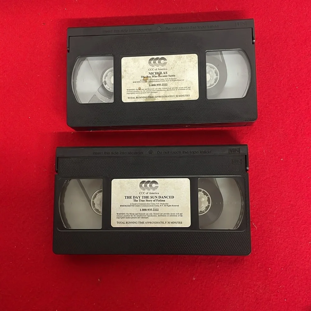 CCC of America VHS Tape lot of 2 - Nicholas - The Day the Sun Danced - Picture 5 of 5